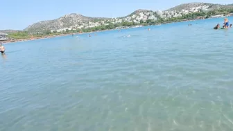 BEACH WALK GREECE????️Travel vlog????️Greece????️Summer Beach????️bikini