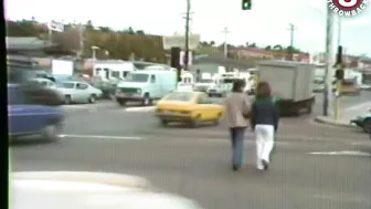 Dangerous intersection: Mission Bay and Garnet in Pacific Beach, San Diego 1979