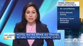 Hotel rates spike as travel returns to near pre-pandemic levels