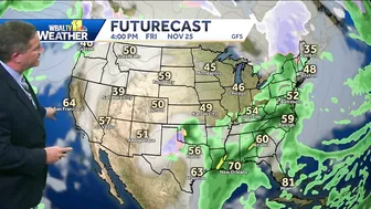 Weather Talk: Thanksgiving travel weather forecast