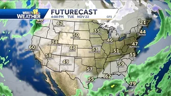 Weather Talk: Thanksgiving travel weather forecast