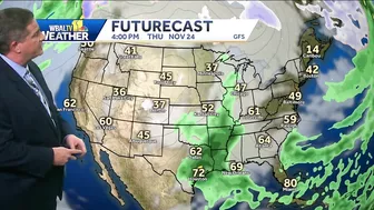 Weather Talk: Thanksgiving travel weather forecast