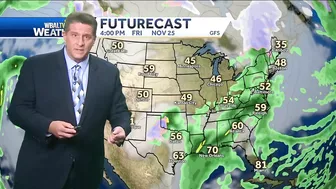 Weather Talk: Thanksgiving travel weather forecast