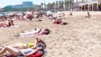 Beach Sant Sebastia ????????Barcelona beach walk