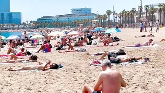 Beach Sant Sebastia ????????Barcelona beach walk