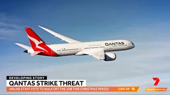 Travel chaos as Qantas flight attendants threatening to strike before Christmas | Sunrise