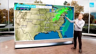 Rain could affect Thanksgiving weekend travel