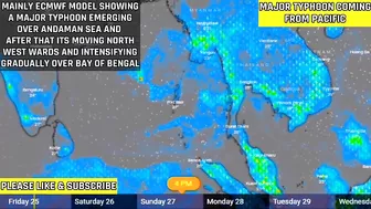 Tropical Cyclone Possible In Bay Of Bengal | Models Showing Major Cyclone To Form!