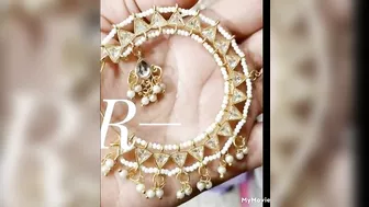 letest gold nathiya design // bridal nathiya design // nose ring new models ????????????