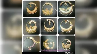 letest gold nathiya design // bridal nathiya design // nose ring new models ????????????