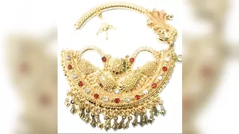 letest gold nathiya design // bridal nathiya design // nose ring new models ????????????