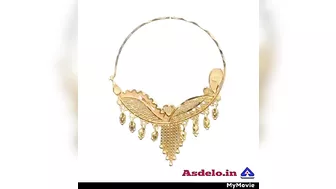 letest gold nathiya design // bridal nathiya design // nose ring new models ????????????