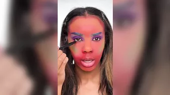 RAINBOW MAKEUP CHALLENGE TUTORIAL ????