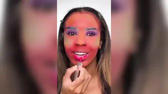 RAINBOW MAKEUP CHALLENGE TUTORIAL ????