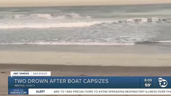 Two drown when panga boat capsizes off Imperial Beach