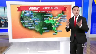 Messy Holiday Travel Weather Forecast