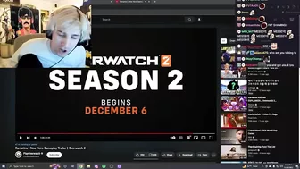 xQc reacts to Ramattra | New Hero Gameplay Trailer - Overwatch 2