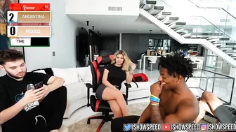 IShowSpeed Pretends To End Stream On OnlyFans Girl