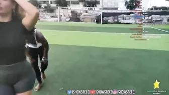 iShowSpeed Plays Soccer With A MODEL