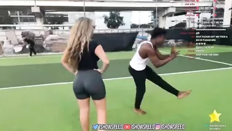 iShowSpeed Plays Soccer With A MODEL