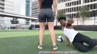 iShowSpeed Plays Soccer With A MODEL