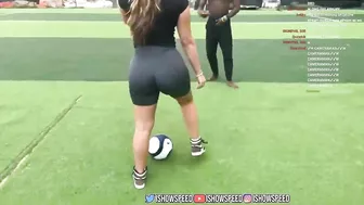 iShowSpeed Plays Soccer With A MODEL