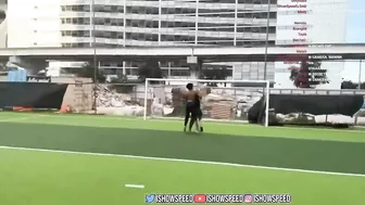 iShowSpeed Plays Soccer With A MODEL