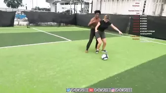 iShowSpeed Plays Soccer With A MODEL