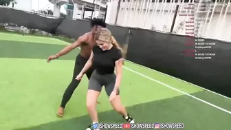 iShowSpeed Plays Soccer With A MODEL