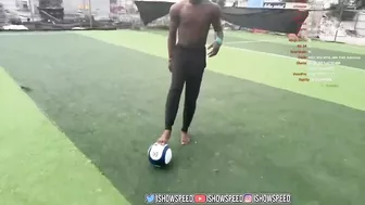 iShowSpeed Plays Soccer With A MODEL