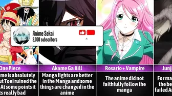 Manga Series Better Than Their Anime