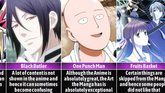 Manga Series Better Than Their Anime