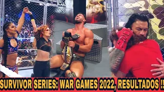 Survivor Series: War Games 2022, Resultados!!