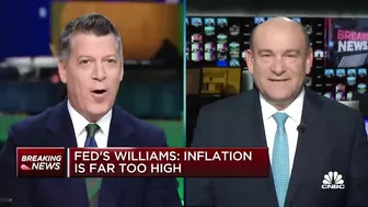 Underlying inflation the biggest challenge for the Fed, says New York Fed President John Williams