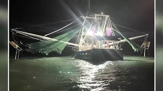 Coast Guard rescues 4 in sinking shrimp vessel south of Jamaica Beach