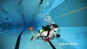 Bikini Girl Scuba Diving