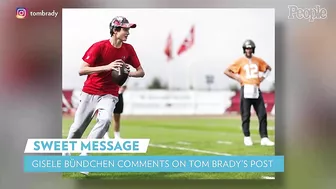 Gisele Bündchen Leaves a Comment on Tom Brady's Instagram Post of Son Jack | PEOPLE