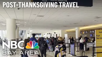 Long Lines at Bay Area Airports for Post-Thanksgiving Travel