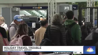 Long Lines at Bay Area Airports for Post-Thanksgiving Travel