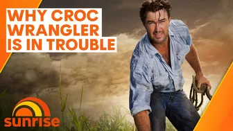 Why celebrity crocodile wrangler Matt Wright is in trouble with police | Sunrise