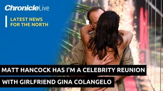 Matt Hancock has I'm A Celebrity reunion with Gina Colangelo as first words to her heard by viewers