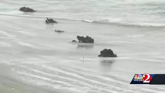 Erosion unearths mysterious object on beach in Daytona Beach Shores