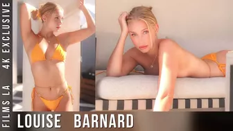 Louise Barnard Swimsuit Model in Yellow Bikini