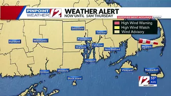 Travel impacted as wind advisory is issued on Thursday