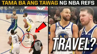 TRAVEL BA TALAGA? Crucial Call on Steph Curry | Warriors vs Mavericks! Luka Doncic Triple Double