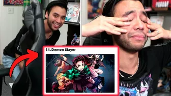 Gigguk's reaction on putting Demon Slayer in top 14 Anime of all time by IGN ????