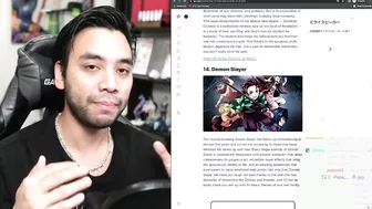 Gigguk's reaction on putting Demon Slayer in top 14 Anime of all time by IGN ????