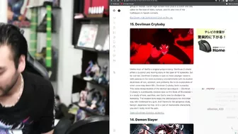 Gigguk's reaction on putting Demon Slayer in top 14 Anime of all time by IGN ????