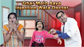 Ghar Mein Aaya Injection Wala Doctor | Funny Comedy Video ???????? | Riya Family Show