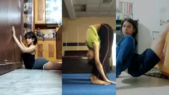 Extreme Flexibility Of Indian Girl | Indian girl yoga flexibility | unbelievable flexible girl Yoga